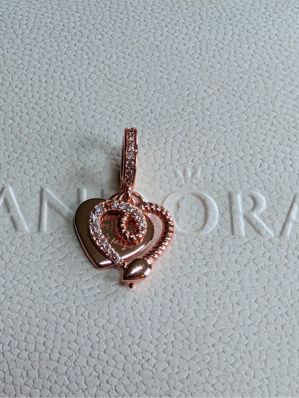 Pandora charm bead heart